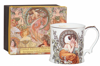Porcelánový hrnek Alfons Mucha