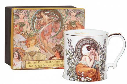 Porcelánový hrnek Alfons Mucha