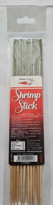 Shrimps forever  Lolly/Lízátka zelenina / řasy pro kreveteky 10ks
