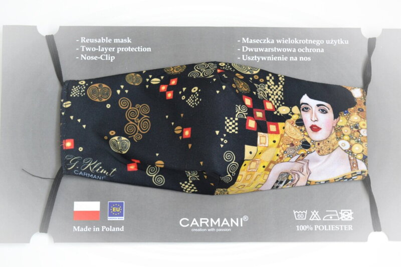 Stylové dámské rouška Gustav Klimt / Carmani