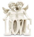 Dekorace andělé LOVE